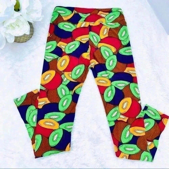 LULAROE High Waisted “Kiwi” Soft Skinny Leggings - Picture 9 of 12